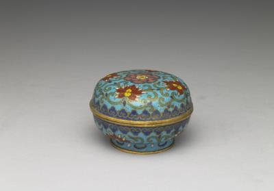 图片[2]-Copper box in cloisonne enamels, Qing dynasty (1644-1911)-China Archive